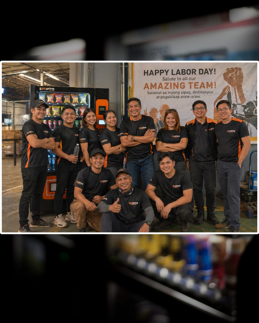 ZM Prime Vending team with machines